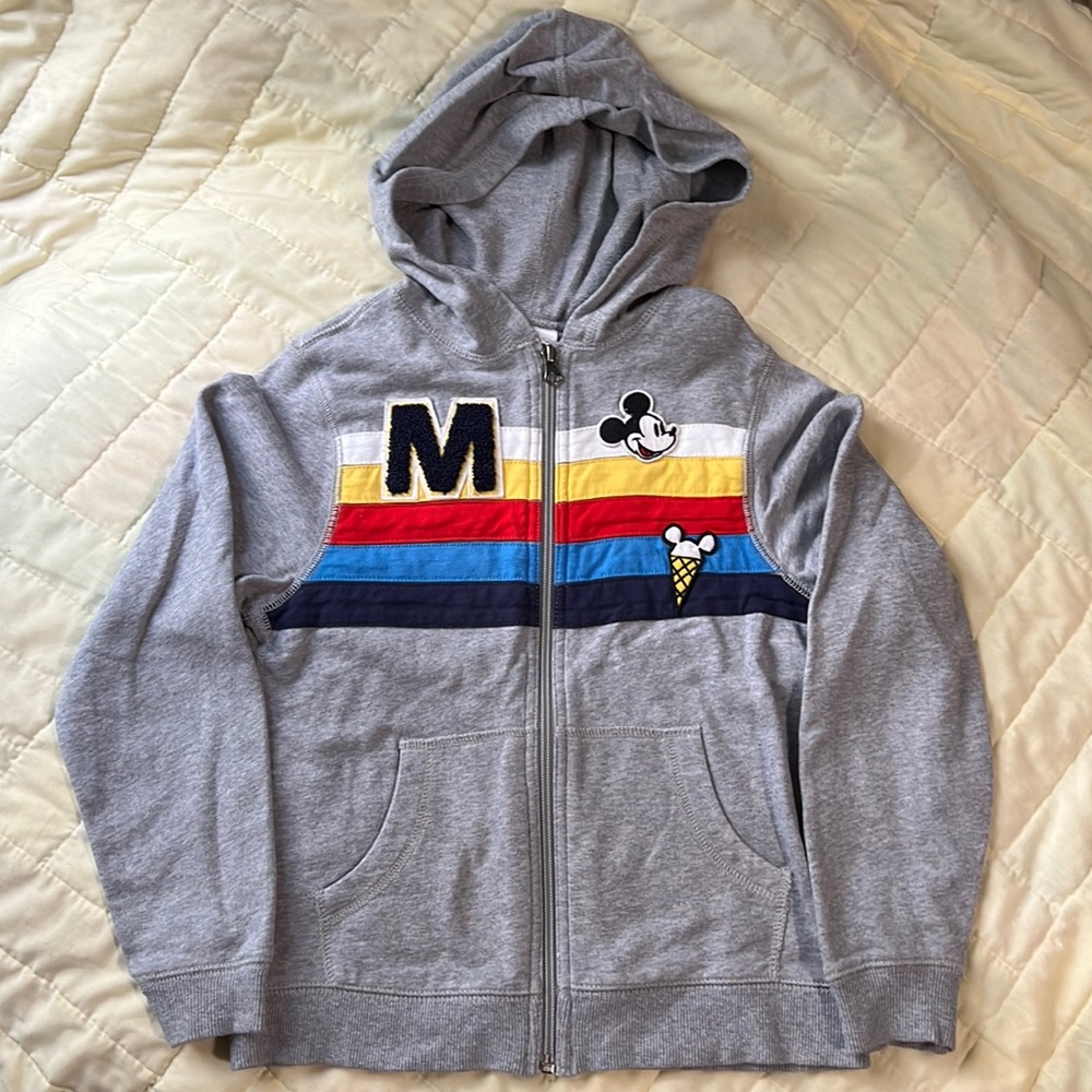 Hanna Andersson Mickey Mouse full zip hoodie